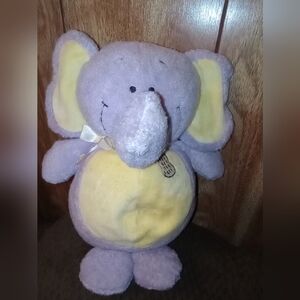 Kids 2 Plush purple, Yellow Elephant